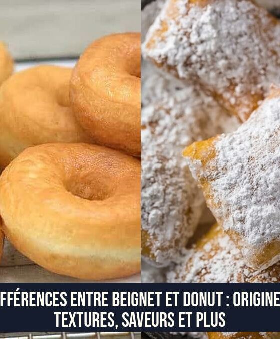 Différences entre Beignet et Donut : Origines, Textures, Saveurs et Plus
