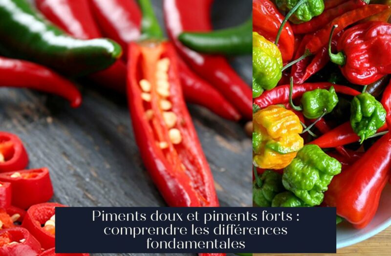 Piments doux et piments forts : comprendre les différences fondamentales
