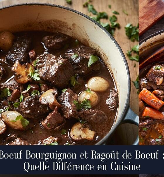 Boeuf Bourguignon et Ragoût de Boeuf : Quelle Différence en Cuisine