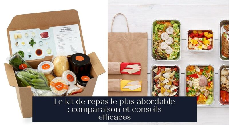 Le kit de repas le plus abordable : comparaison et conseils efficaces