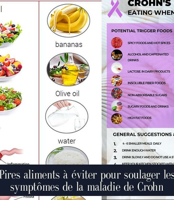 Pires aliments à éviter pour soulager les symptômes de la maladie de Crohn