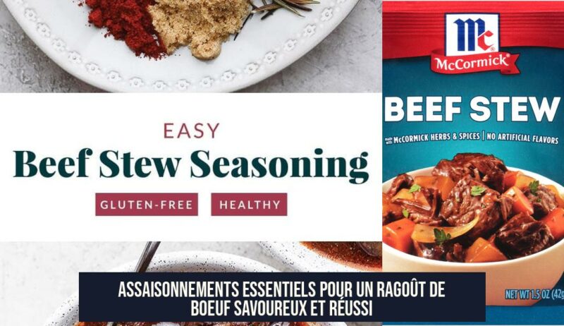Assaisonnements Essentiels Pour Un Ragoût De Boeuf Savoureux Et Réussi