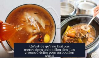 Qu'est-ce qu'il ne faut pas mettre dans un bouillon d'os Les erreurs à éviter pour un bouillon réussi