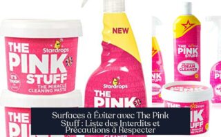 Surfaces à Éviter avec The Pink Stuff : Liste des Interdits et Précautions à Respecter