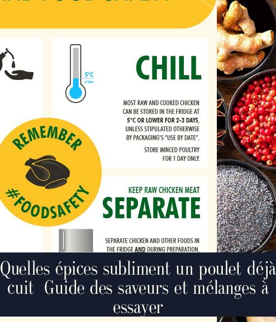 Quelles épices subliment un poulet déjà cuit Guide des saveurs et mélanges à essayer
