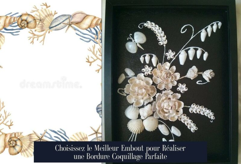 Choisissez le Meilleur Embout pour Réaliser une Bordure Coquillage Parfaite