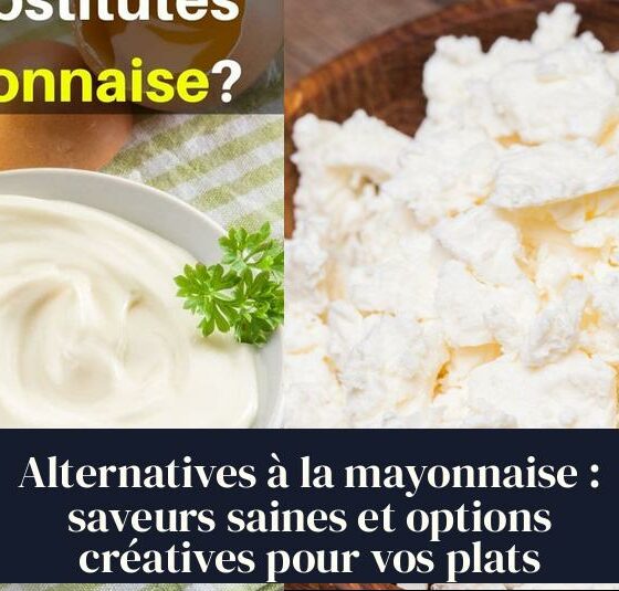Alternatives à la mayonnaise : saveurs saines et options créatives pour vos plats