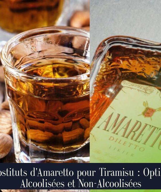 Substituts d'Amaretto pour Tiramisu : Options Alcoolisées et Non-Alcoolisées