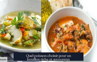Quel poisson choisir pour un bouillon riche et savoureux