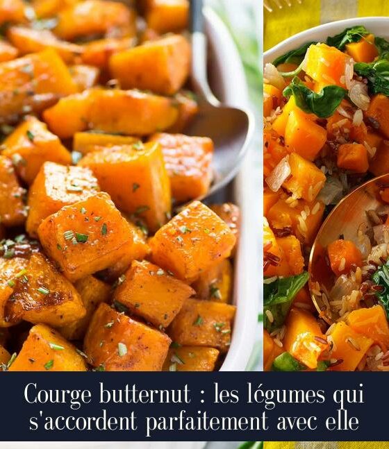 Courge butternut : les légumes qui s'accordent parfaitement avec elle