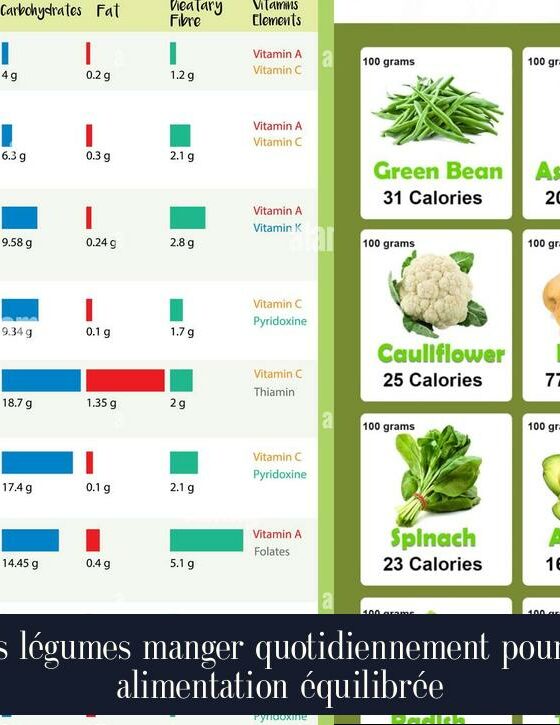 Quels légumes manger quotidiennement pour une alimentation équilibrée