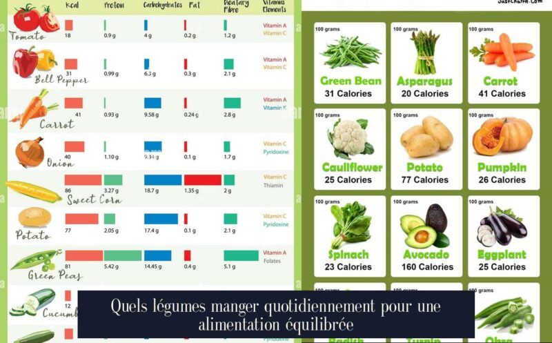Quels légumes manger quotidiennement pour une alimentation équilibrée