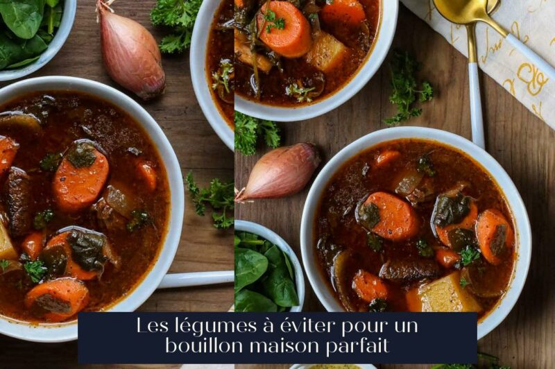 Les légumes à éviter pour un bouillon maison parfait