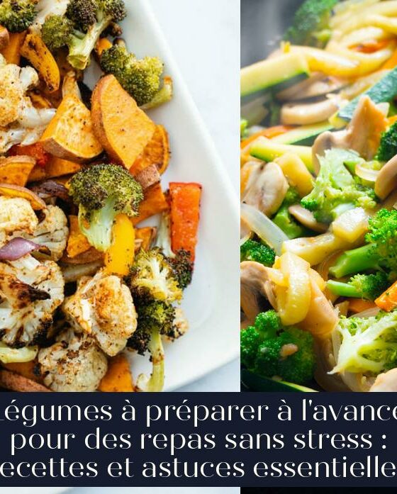 Légumes à préparer à l'avance pour des repas sans stress : recettes et astuces essentielles
