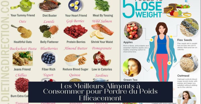 Les Meilleurs Aliments à Consommer pour Perdre du Poids Efficacement