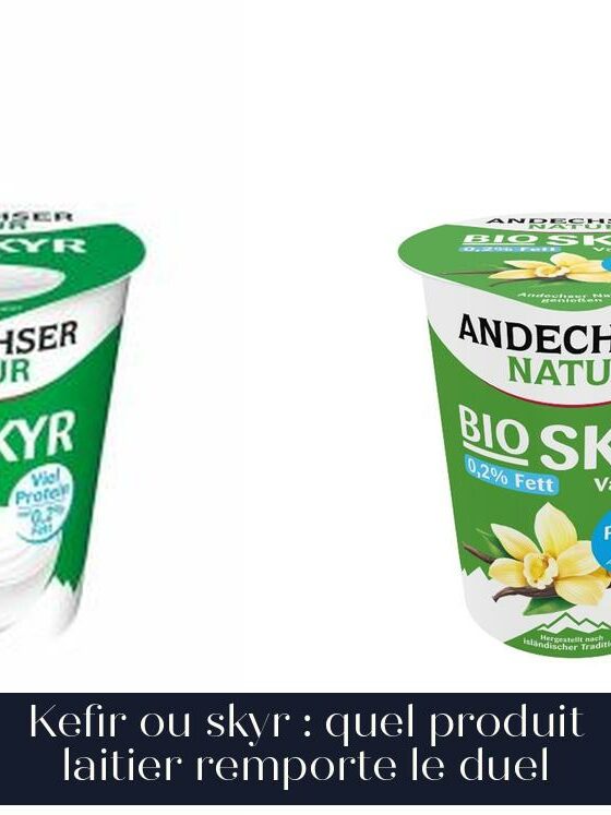 Kefir ou skyr : quel produit laitier remporte le duel