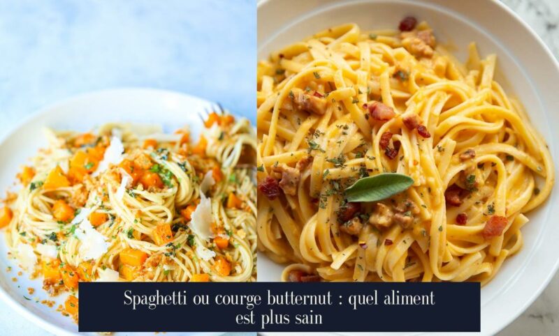 Spaghetti ou courge butternut : quel aliment est plus sain