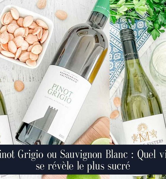 Pinot Grigio ou Sauvignon Blanc : Quel vin se révèle le plus sucré