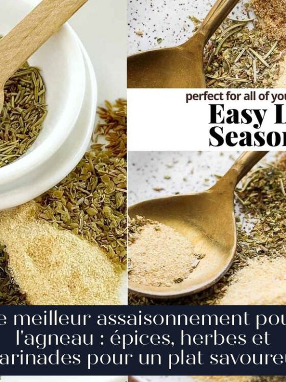 Le meilleur assaisonnement pour l'agneau : épices, herbes et marinades pour un plat savoureux