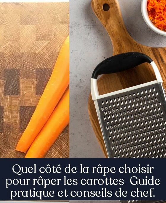 Quel côté de la râpe choisir pour râper les carottes Guide pratique et conseils de chef.