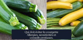 Qui doit éviter la courgette Allergies, sensitivités et conseils pratiques.