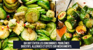 Qui doit éviter les concombres Problèmes digestifs, allergies et effets sur médicaments.