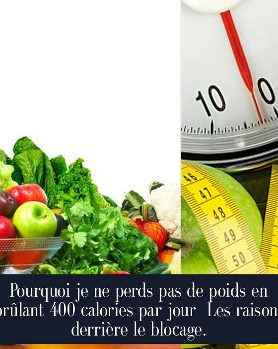 Pourquoi je ne perds pas de poids en brûlant 400 calories par jour Les raisons derrière le blocage.
