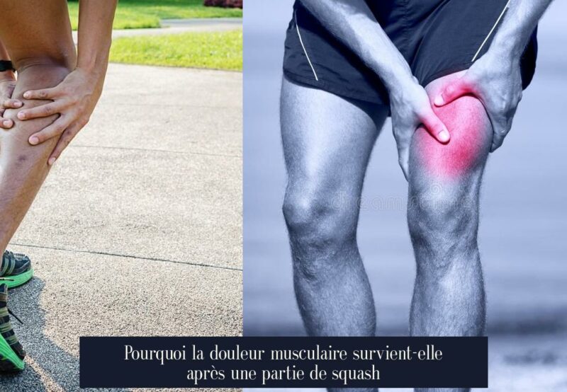 Pourquoi la douleur musculaire survient-elle après une partie de squash