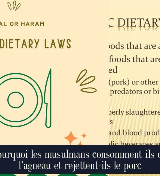 Pourquoi les musulmans consomment-ils de l'agneau et rejettent-ils le porc