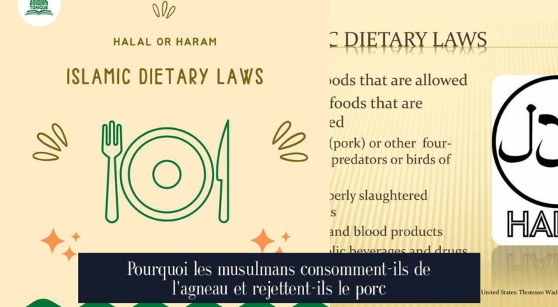 Pourquoi les musulmans consomment-ils de l'agneau et rejettent-ils le porc