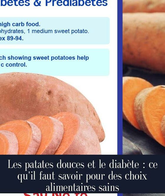 Les patates douces et le diabète : ce qu'il faut savoir pour des choix alimentaires sains