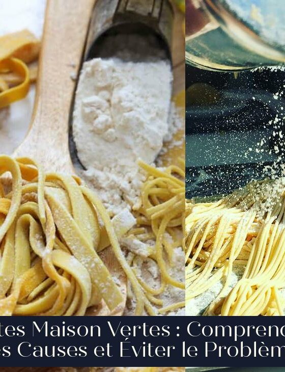 Pâtes Maison Vertes : Comprendre les Causes et Éviter le Problème