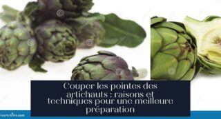 Couper les pointes des artichauts : raisons et techniques pour une meilleure préparation