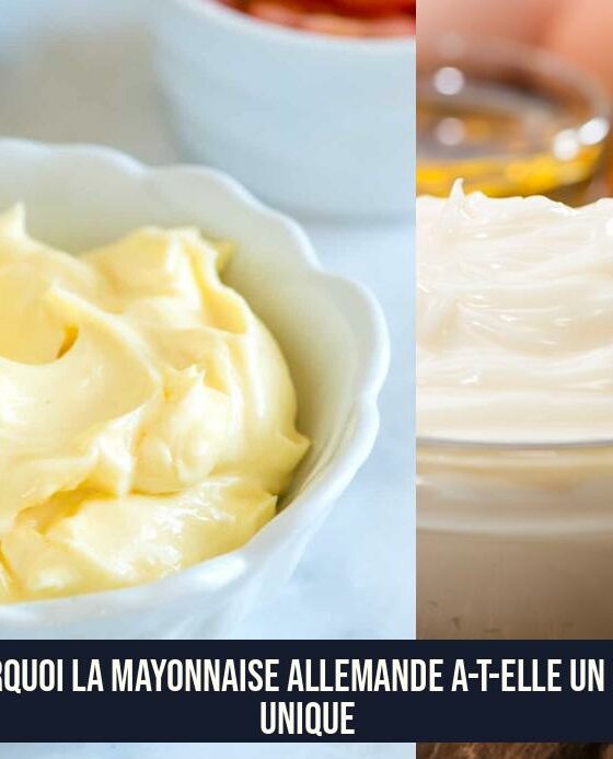 Pourquoi la mayonnaise allemande a-t-elle un goût unique
