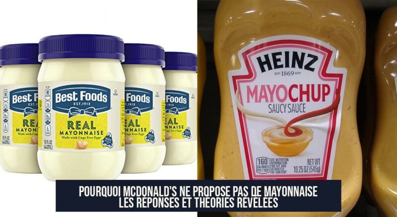 Pourquoi McDonald's ne propose pas de mayonnaise Les réponses et théories révélées