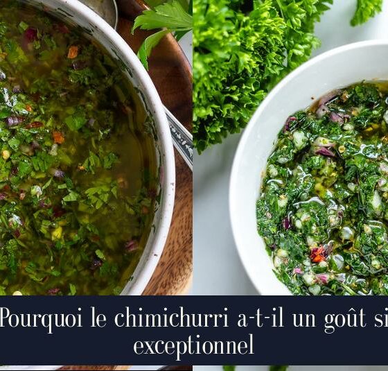 Pourquoi le chimichurri a-t-il un goût si exceptionnel