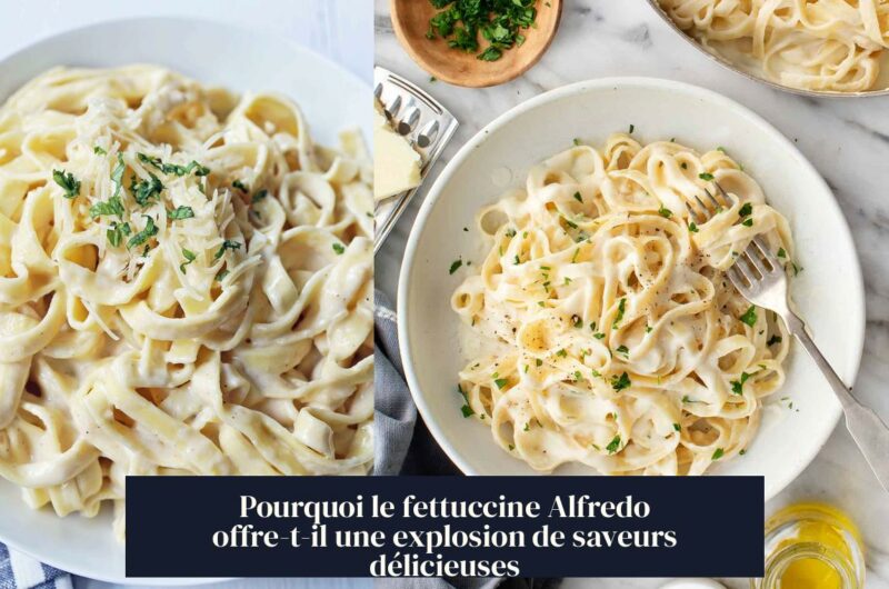 Pourquoi le fettuccine Alfredo offre-t-il une explosion de saveurs délicieuses