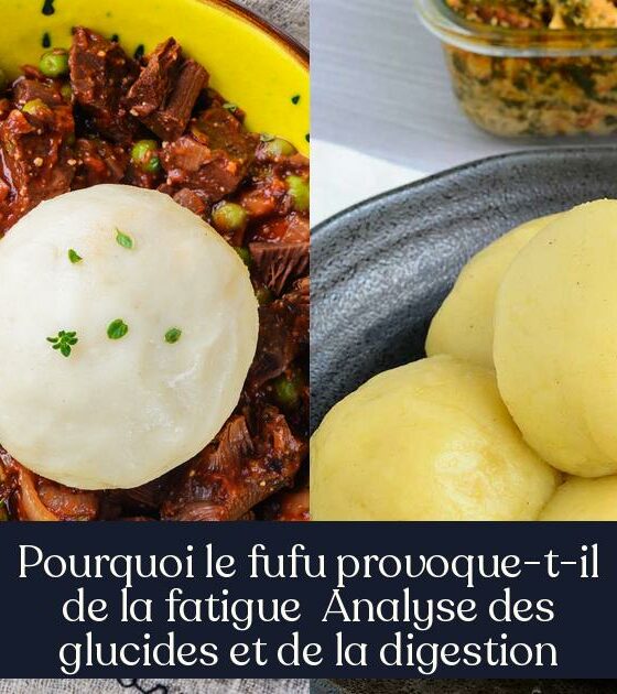 Pourquoi le fufu provoque-t-il de la fatigue Analyse des glucides et de la digestion