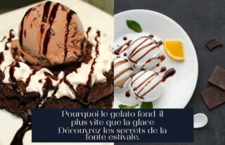 Pourquoi le gelato fond-il plus vite que la glace Découvrez les secrets de la fonte estivale.