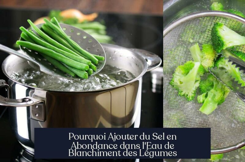 Pourquoi Ajouter du Sel en Abondance dans l'Eau de Blanchiment des Légumes