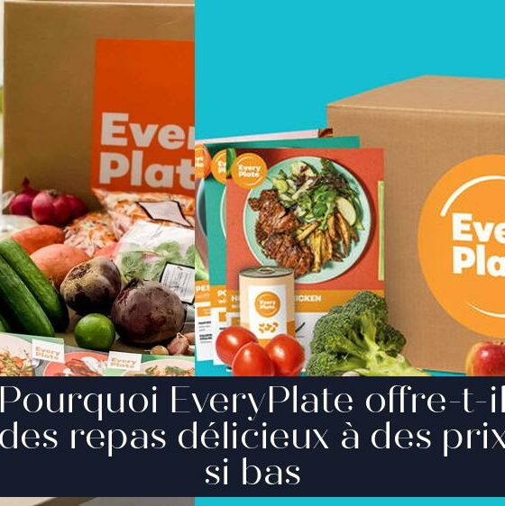 Pourquoi EveryPlate offre-t-il des repas délicieux à des prix si bas