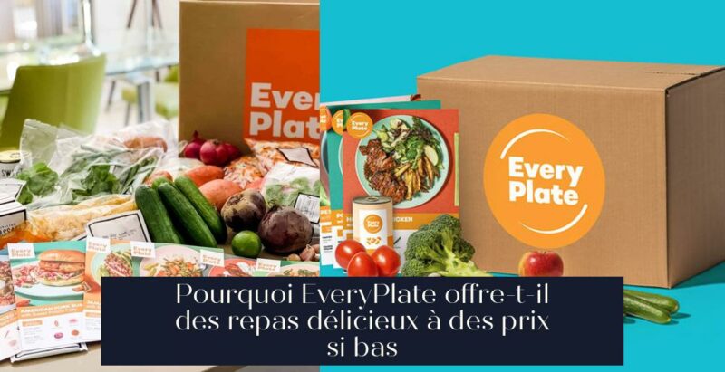 Pourquoi EveryPlate offre-t-il des repas délicieux à des prix si bas