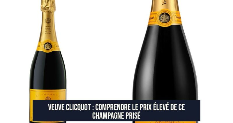 Veuve Clicquot : Comprendre le Prix Élevé de Ce Champagne Prisé