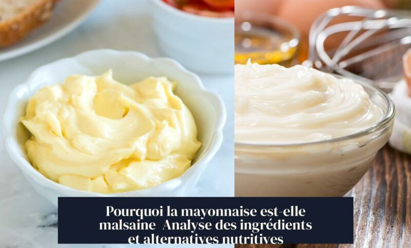 Pourquoi la mayonnaise est-elle malsaine Analyse des ingrédients et alternatives nutritives