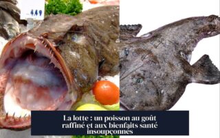 La lotte : un poisson au goût raffiné et aux bienfaits santé insoupçonnés