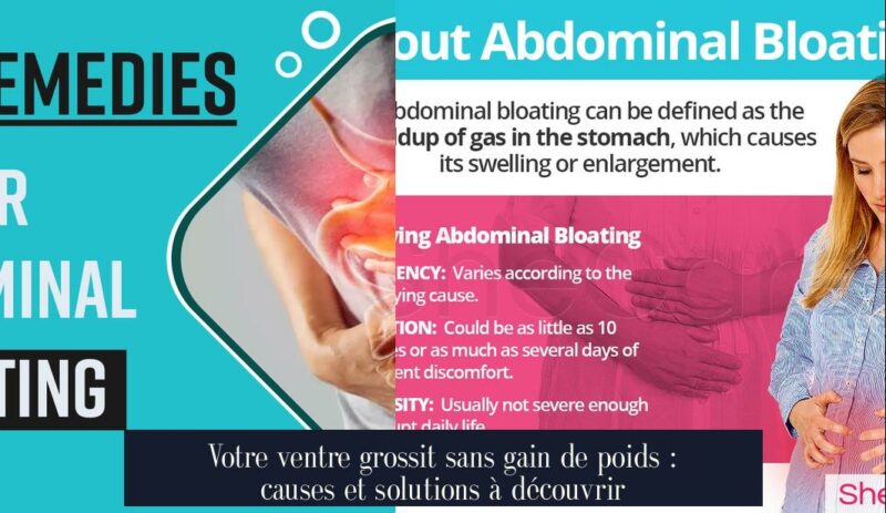 Votre ventre grossit sans gain de poids : causes et solutions à découvrir