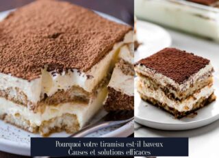 Pourquoi votre tiramisu est-il baveux Causes et solutions efficaces