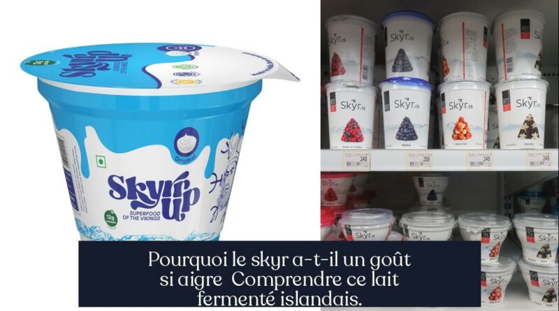 Pourquoi le skyr a-t-il un goût si aigre Comprendre ce lait fermenté islandais.