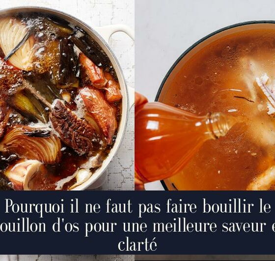Pourquoi il ne faut pas faire bouillir le bouillon d'os pour une meilleure saveur et clarté